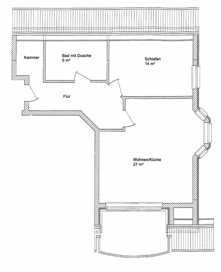 Ferienwohnung Christiane in der Villa zum Kronprinzen direkt gegenüber der SaarowTherme Bad Saarow Exterior foto