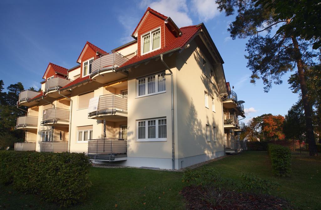 Ferienwohnung Christiane in der Villa zum Kronprinzen direkt gegenüber der SaarowTherme Bad Saarow Exterior foto